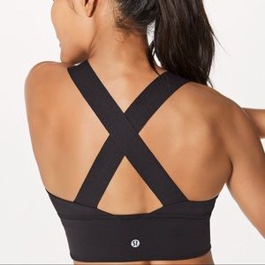 Lululemon Hold Your Form Bra, size 2, Black